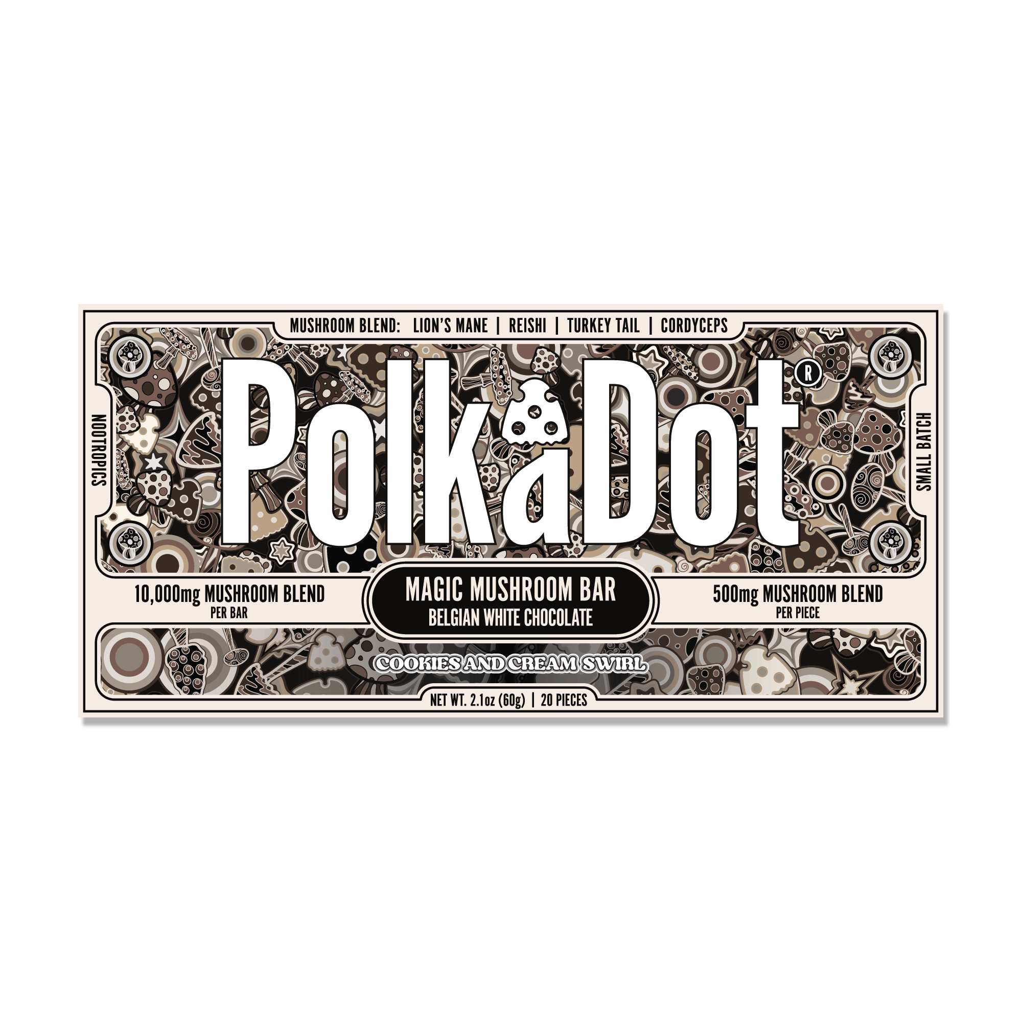 Discover the Top 5 Polkadot Chocolate Bars You Must Try Today - Psychedelic Today Polkadot Chocolate | Cookies &Amp; Cream Swirl Bar – Polkadot Https://Psychedelic-Today.com/