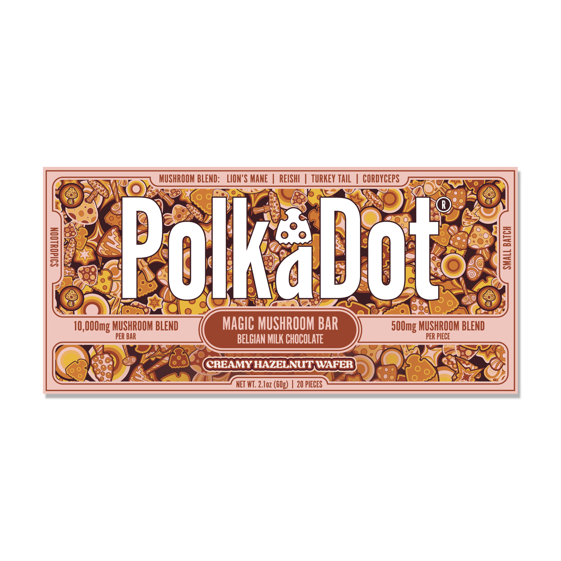 Discover the Top 5 Polkadot Chocolate Bars You Must Try Today - Psychedelic Today Polkadot Chocolate | Creamy Hazelnut Wafer Bar – Https://Psychedelic-Today.com/