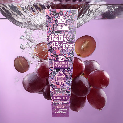 Grape Skittlez BX | Indica | 2.5g Jelly Popz Exotic THC-A Pre-Rolls