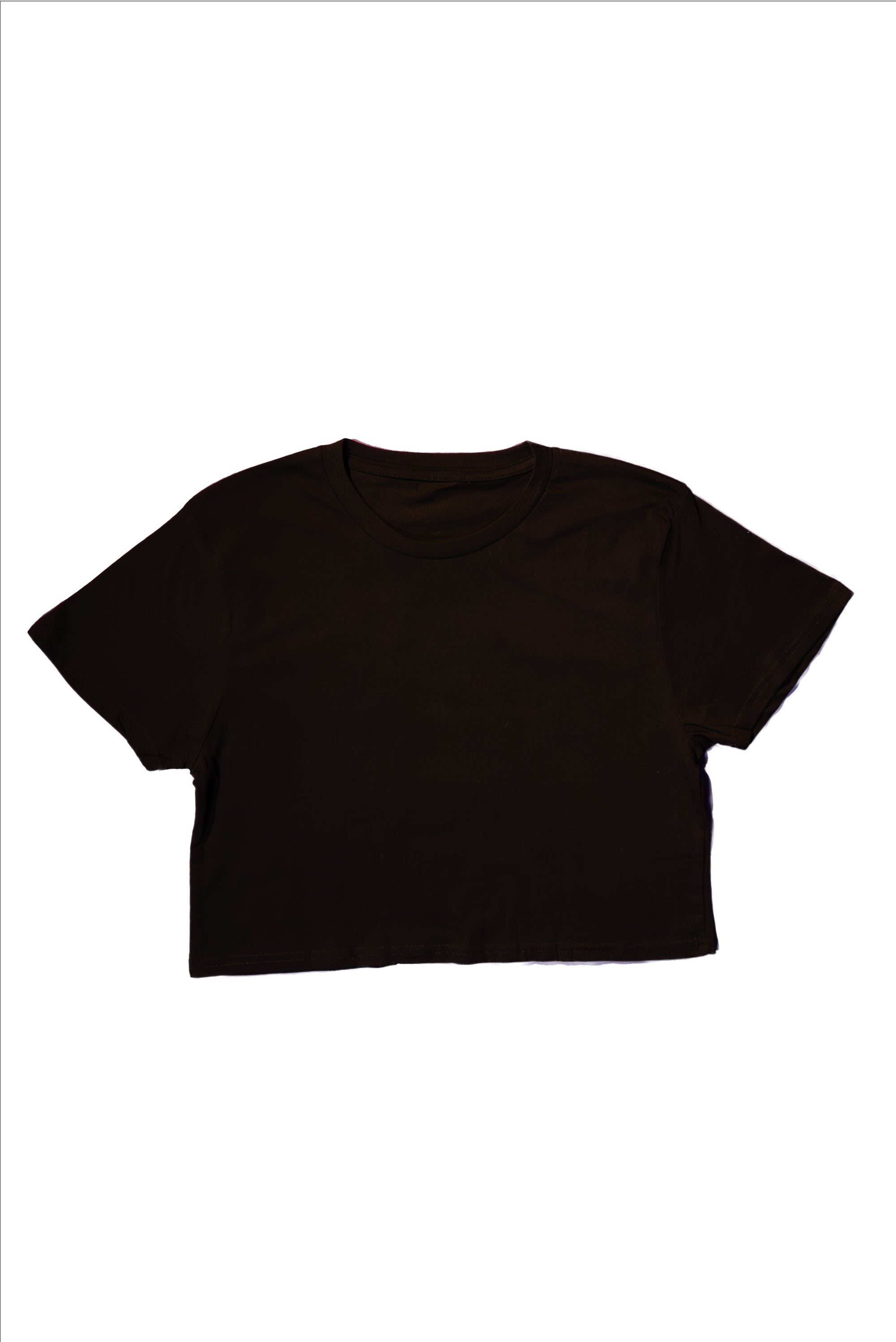 Polk A Dot Crop Top - Black