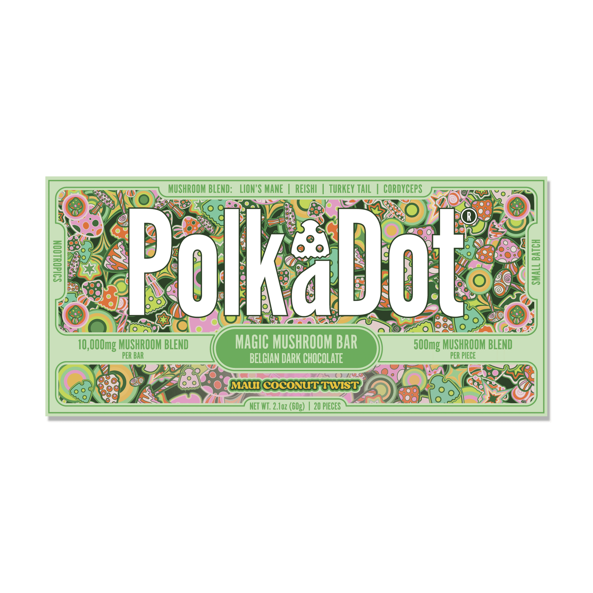 PolkaDot Chocolate Bar | Maui Coconut Twist – PolkaDot