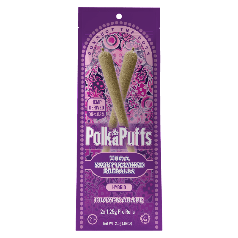 Frozen Grape | Hybrid | 1.25G THC-A Pre-Rolls