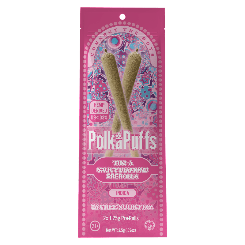Lychee Sour Fizz | Indica | 1.25G THC-A Pre-Rolls