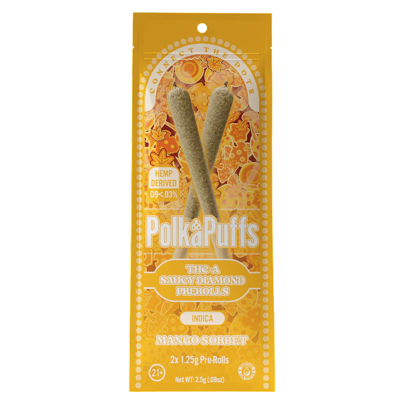 Mango Sorbet | Indica | 1.25G THC-A Pre-Rolls