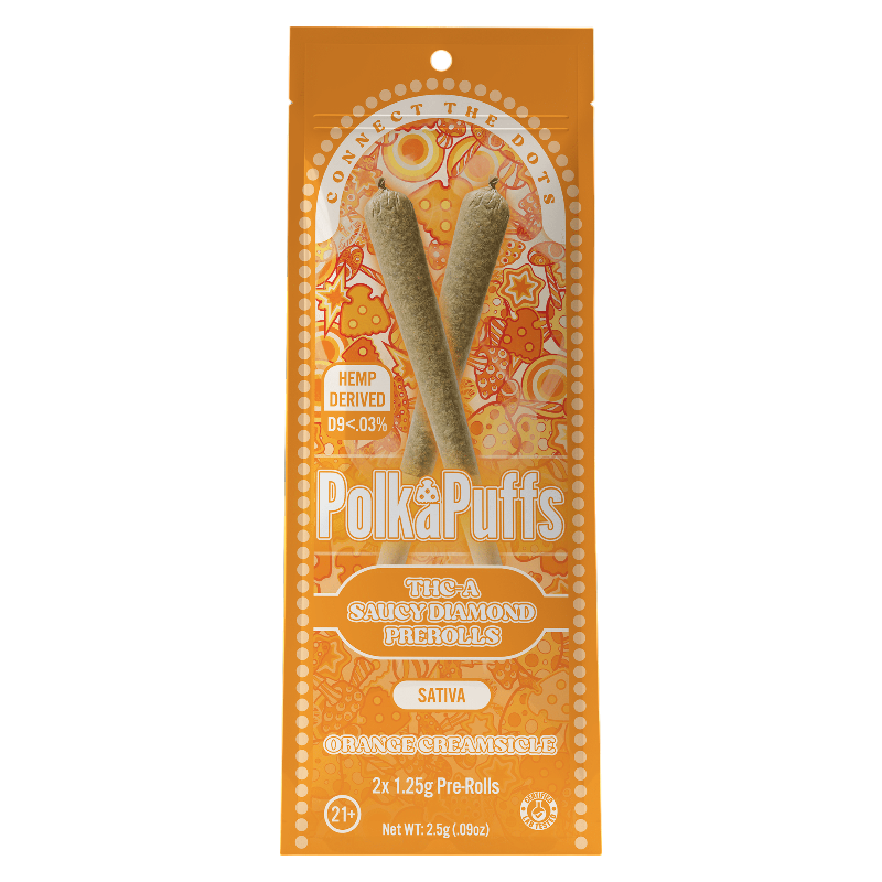 Orange Creamsicle | Sativa | 1.25G THC-A Pre-Rolls