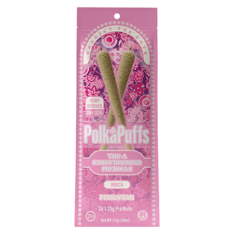 PinkStar | Indica | 1.25G THC-A Pre-Rolls
