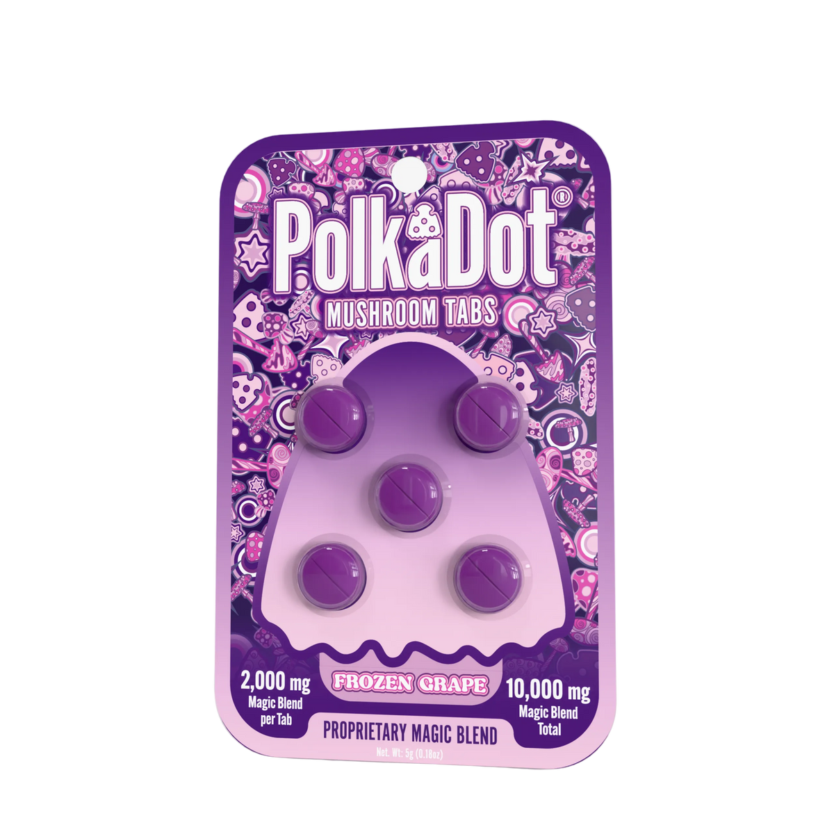 Mushroom Tab - Frozen Grape - Blister Card (5)