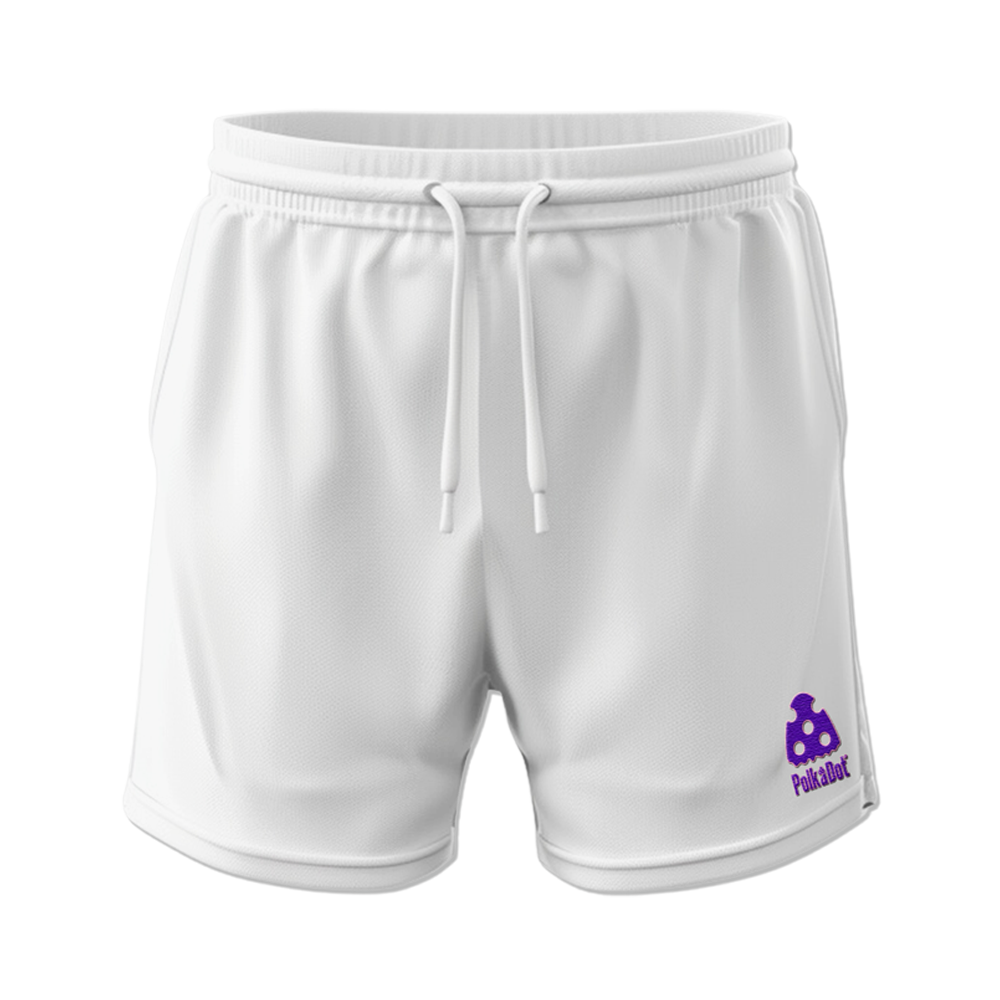 Embroidered PolkaDot Shorts